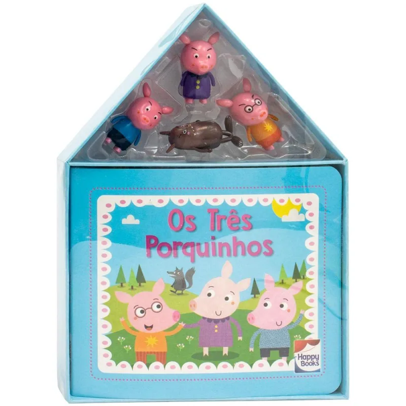 Livro-Casinha De Contos: Os Três Porquinhos - LC - Livros