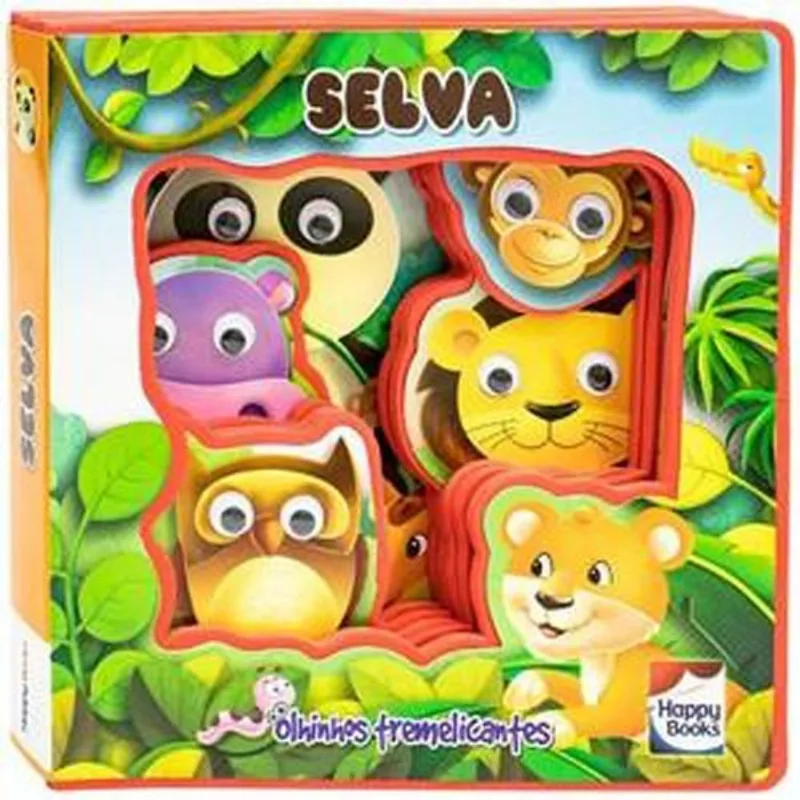 Livro Aventuras Com Olhinhos: Selva Happy Books (MP)