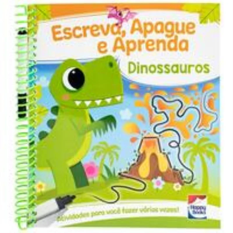 Escreva, Apague E Aprenda: Dinossauros