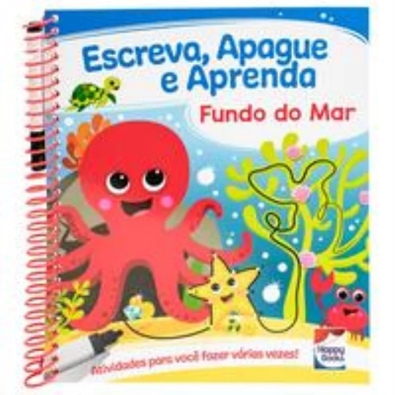 Escreva, Apague E Aprenda: Fundo Do Mar