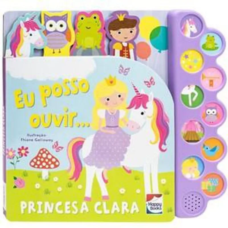 Livro Eu Posso Ouvir: Princesa Clara Happy Books (MP)