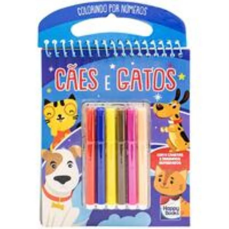 Colorindo Por Números: Cães E Gatos