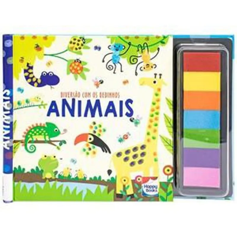 Livro Diversão Com Os Dedinhos: Animais Happy Books (MP)