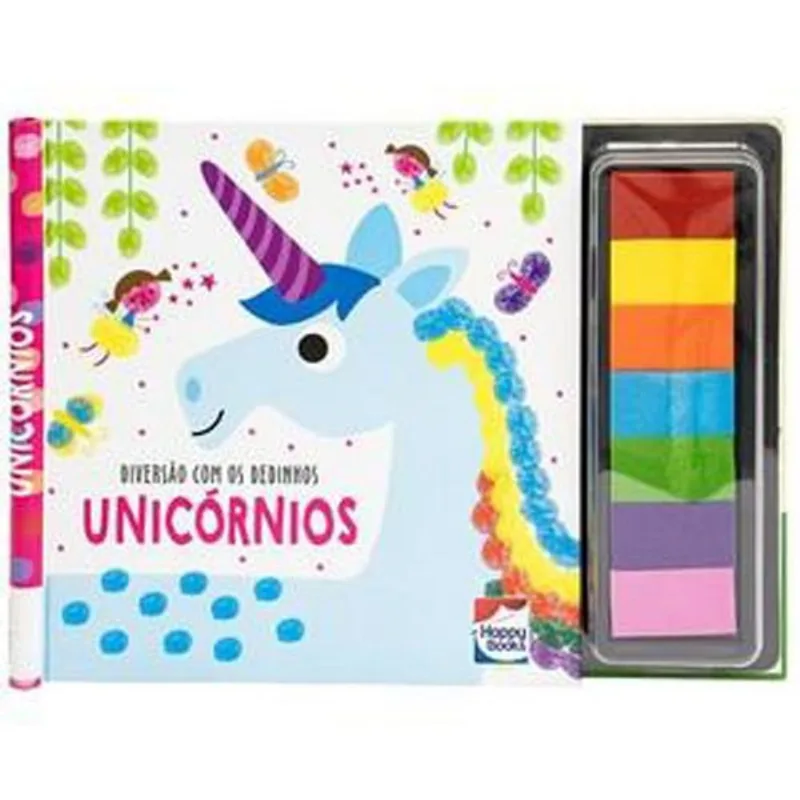 Livro Diversão Com Os Dedinhos: Unicórnios Happy Books (MP)