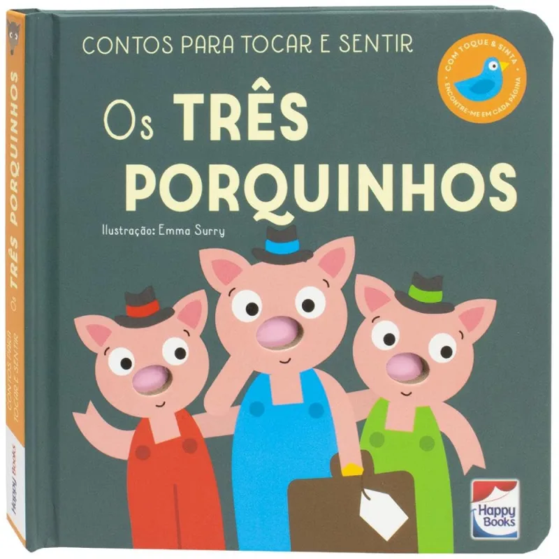 Contos Para Tocar E Sentir: Os Três Porquinhos - LC - Livros