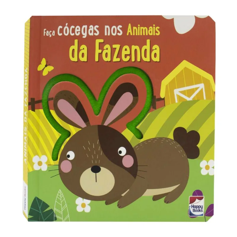 Livro Faça Cócegas nos Animais da Fazenda Animais da Fazenda