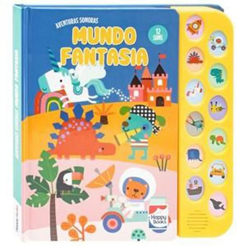 Livro Aventuras Sonoras: Mundo Fantasia Happy Books (MP)