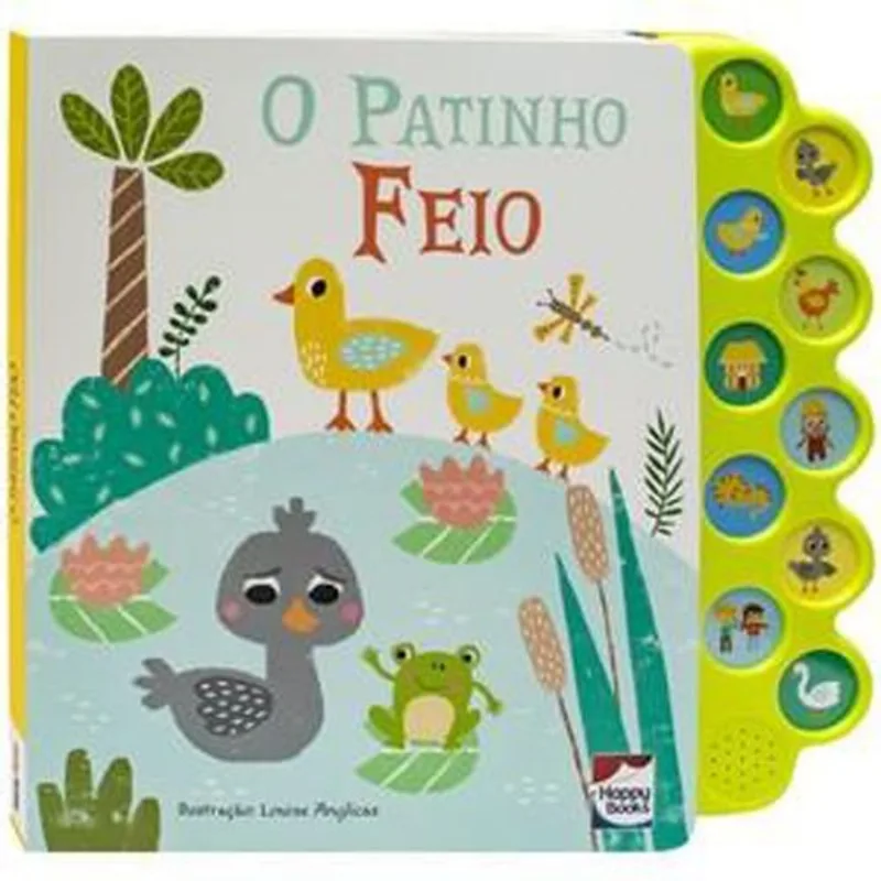 Livro Encantos Sonoros: Patinho Feio, O Happy Books (MP)