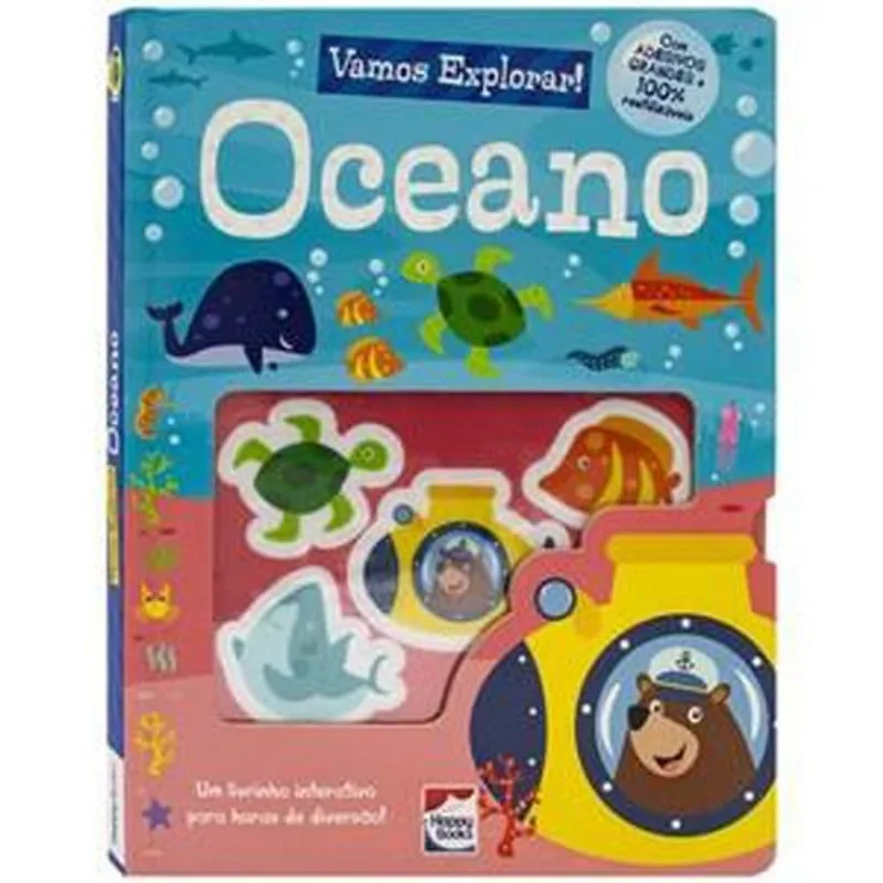 Livro Vamos Explorar! Oceano Happy Books (MP)