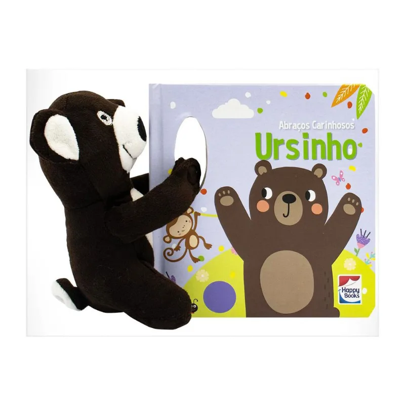 Livro Abraços Com Pelúcia Ursinho Ursinho