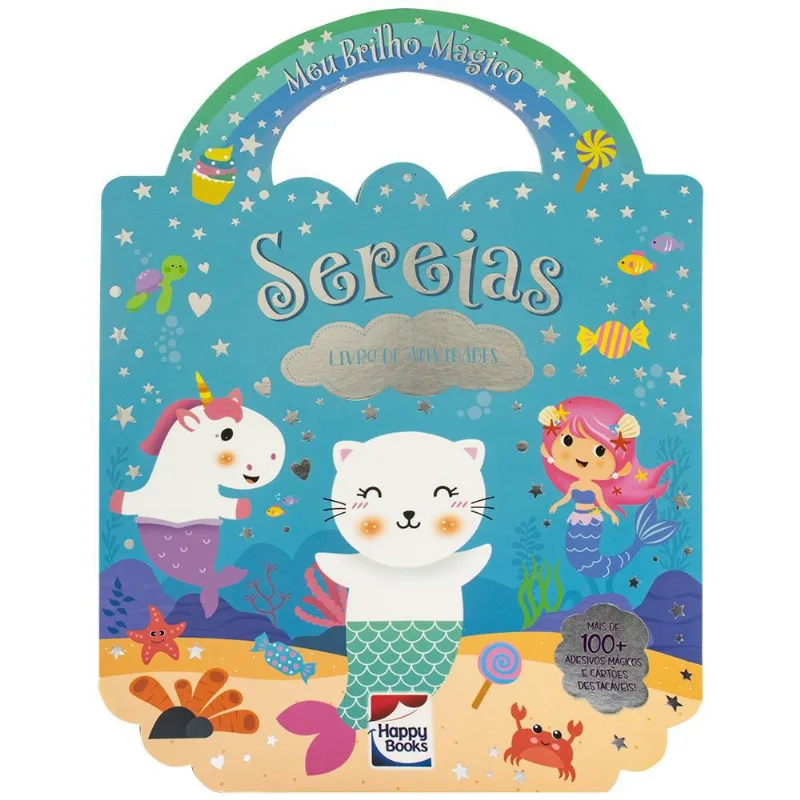 Livro de Atividades - Meu Brilho Mágico - Sereias - Catavento