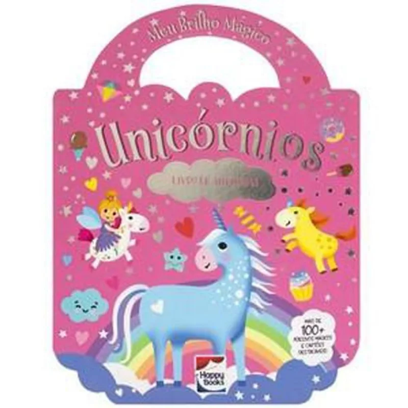Livro Meu Brilho Mágico! Livro De Atividades: Unicórnios Happy Bo Oks (MP)