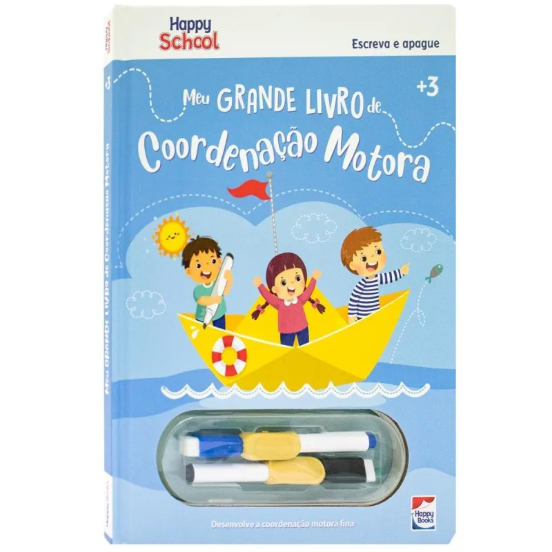 Hs Escreva E Apague Meu Grande Livro De Coordenação Motora - LC - Livros