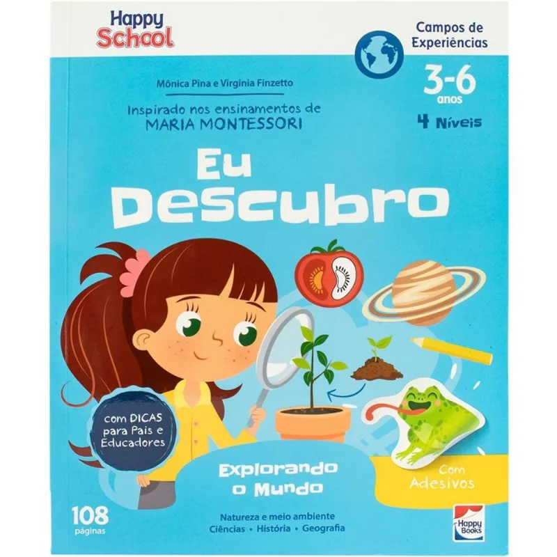 Livro - Explorando O Mundo: Eu Descubro HAPPY BOOKS EDITORA