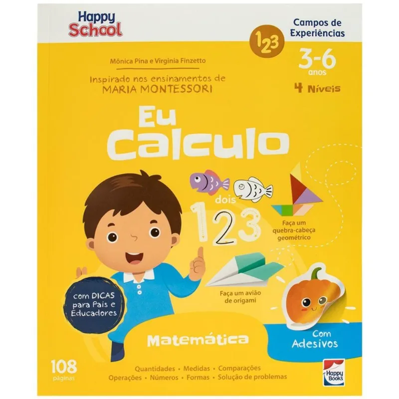 Livro : Campos De Experiencias - Eu Calculo Matematica HAPPY BOOKS EDITORA - Todolivro