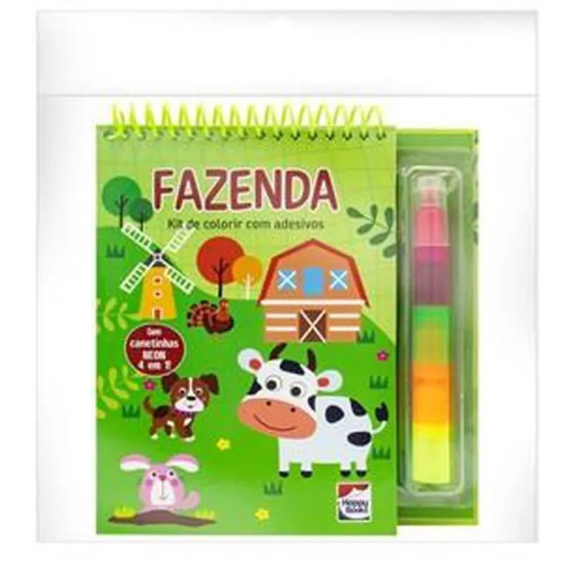 Livro Livrinho 4 Em 1: Fazenda Happy Books (MP)