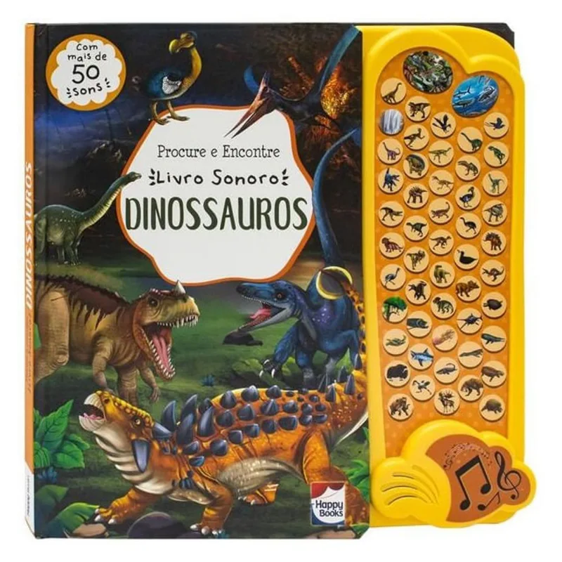 Procure E Encontre - Livro Sonoro: Dinossauros