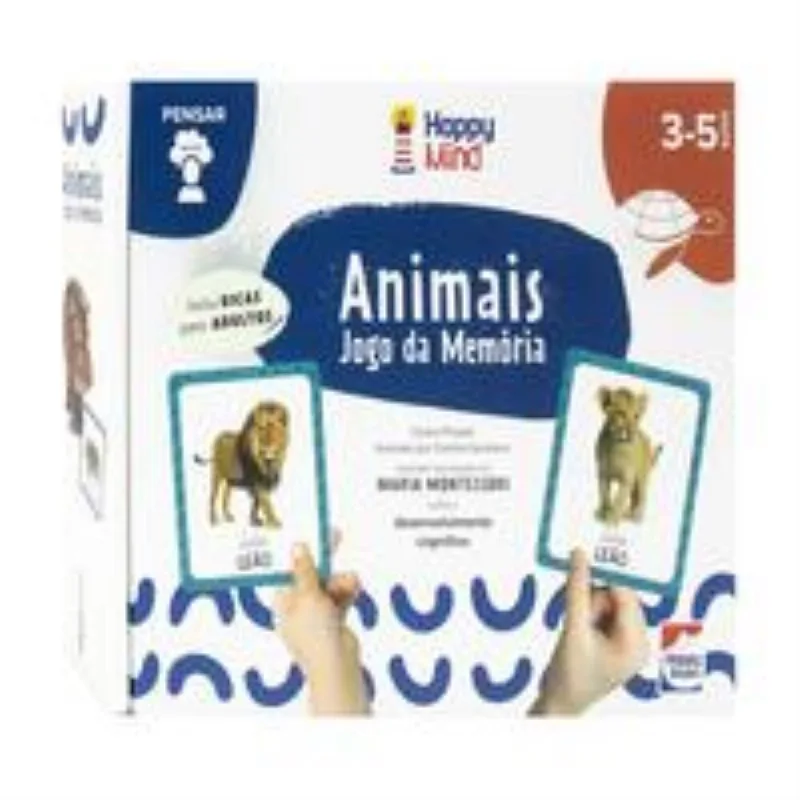 Happy Mind Meu Primeiro Box De Atividades: Animais (memo)