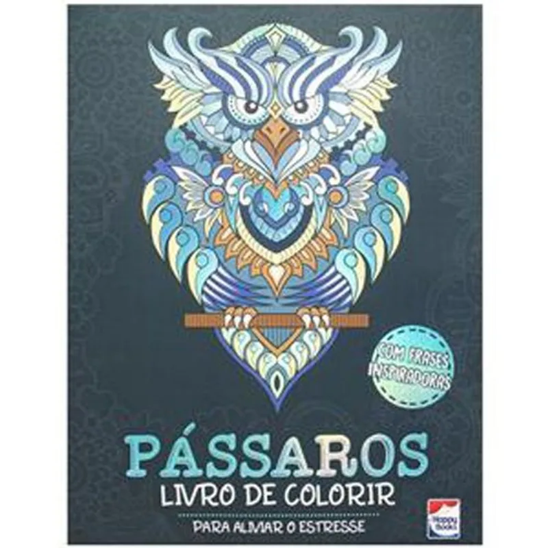 Livro Colorir E Imaginar: Pássaros Happy Books (MP)