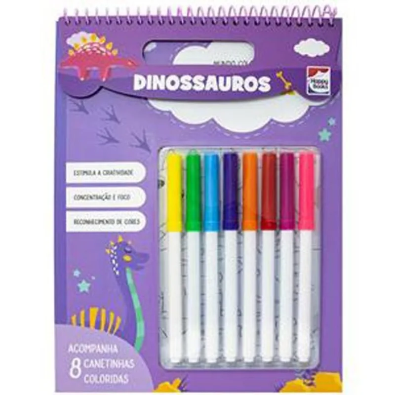 Livro Mundo Colorido: Dinossauros Happy Books (MP)