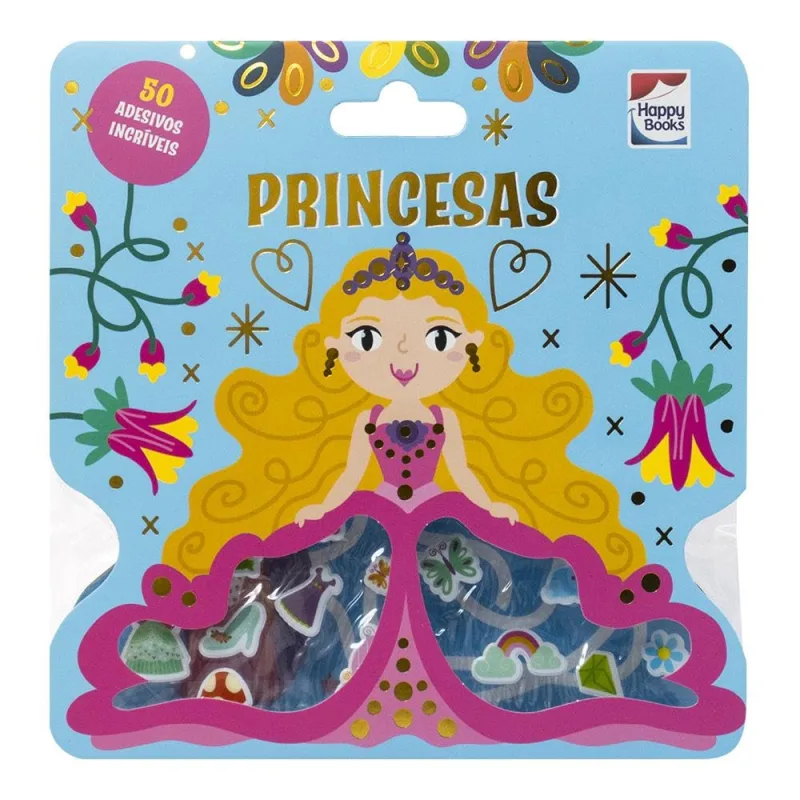 Livro Com Adesivos Fofinhos: Princesas - LC - Livros