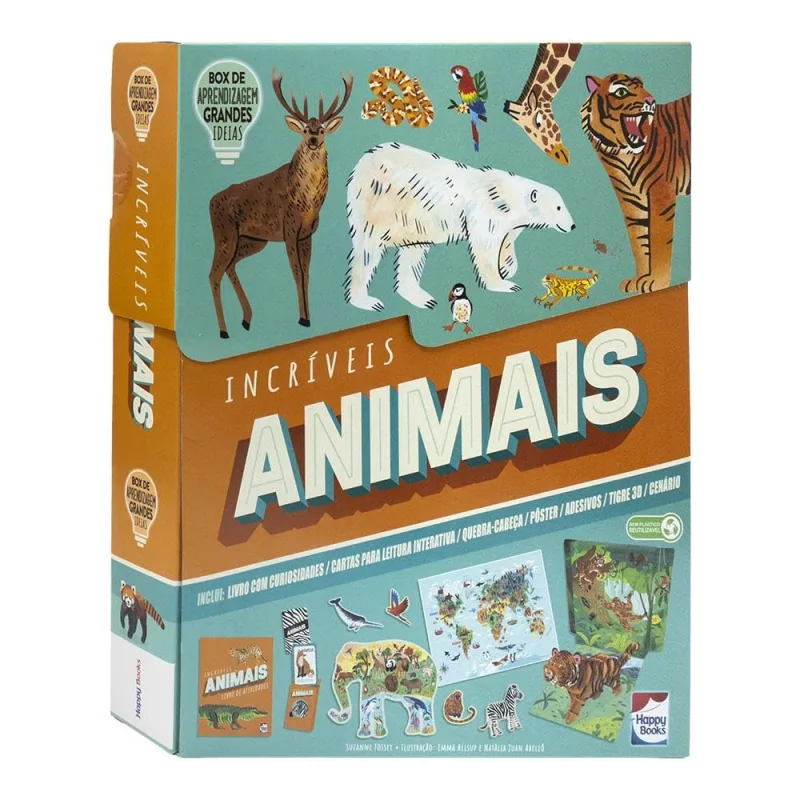 Box De Aprendizagem - Grandes Ideais: Animais - LC - Livros