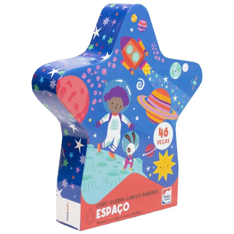 Livro - Quebra-Cabeça Animado: Espaço