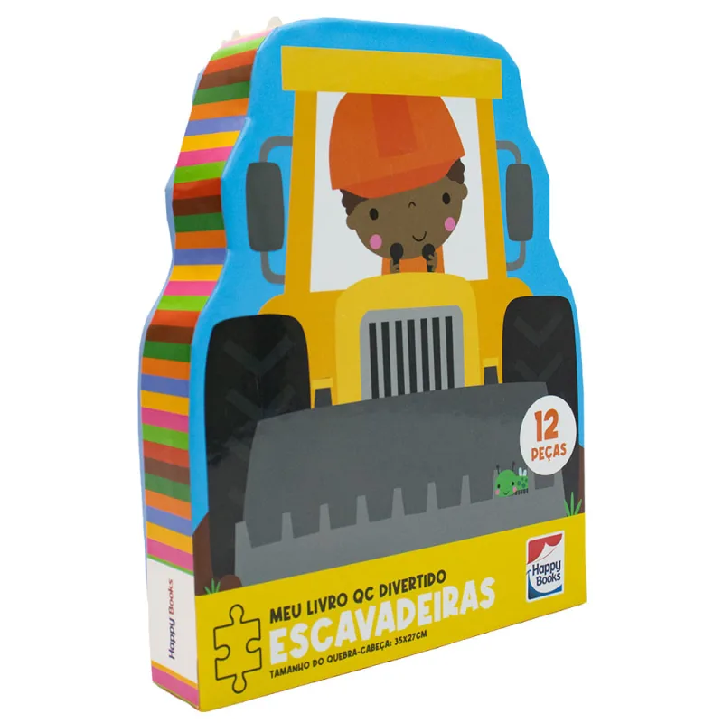 Meu Livro Quebra-Cabeca Divertido Escavadeiras - LC