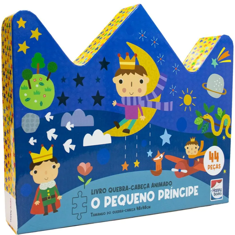 Livro Quebra-Cabeça Animado: O Pequeno Princípe - LC - Livros