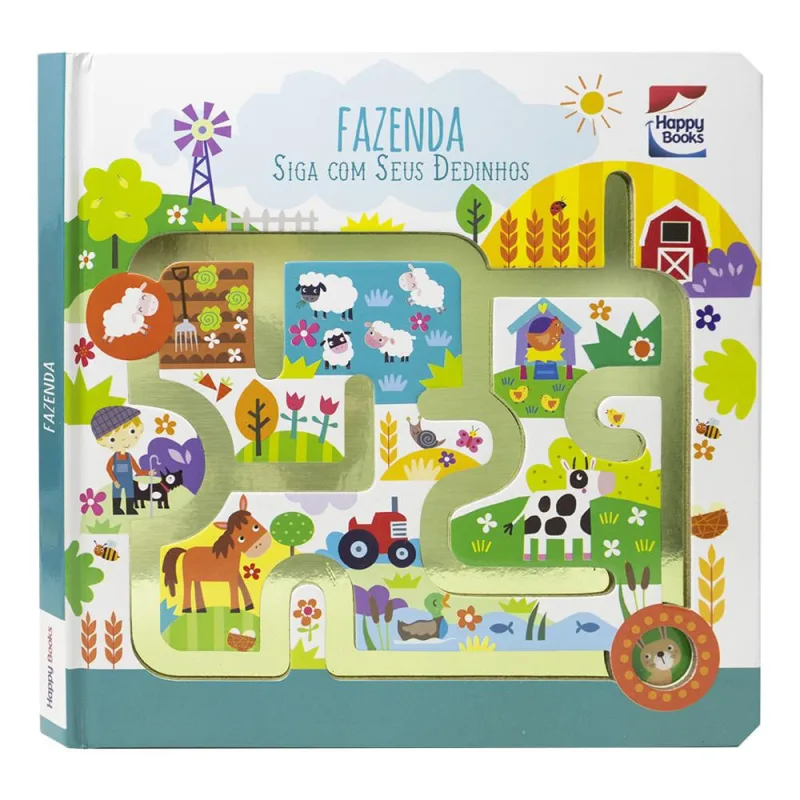 Siga com os Dedinhos: Fazenda - Happy Books