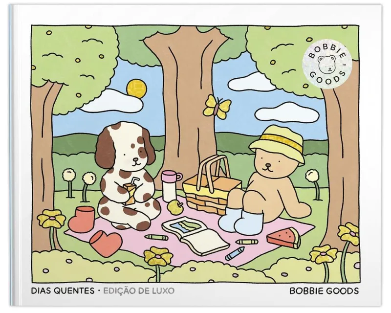 Dias Quentes - Livro De Colorir Oficial Bobbie Goods - Capa Dura - LC