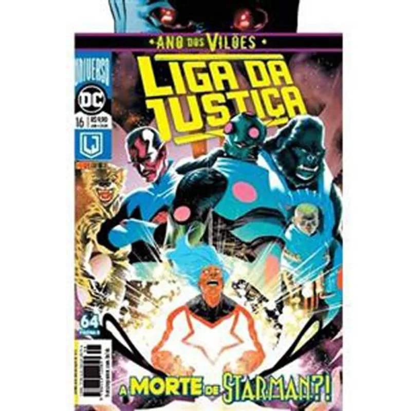 Livro Liga Da Justiça 16 A Morte De Starman?! Panini Books (MP)