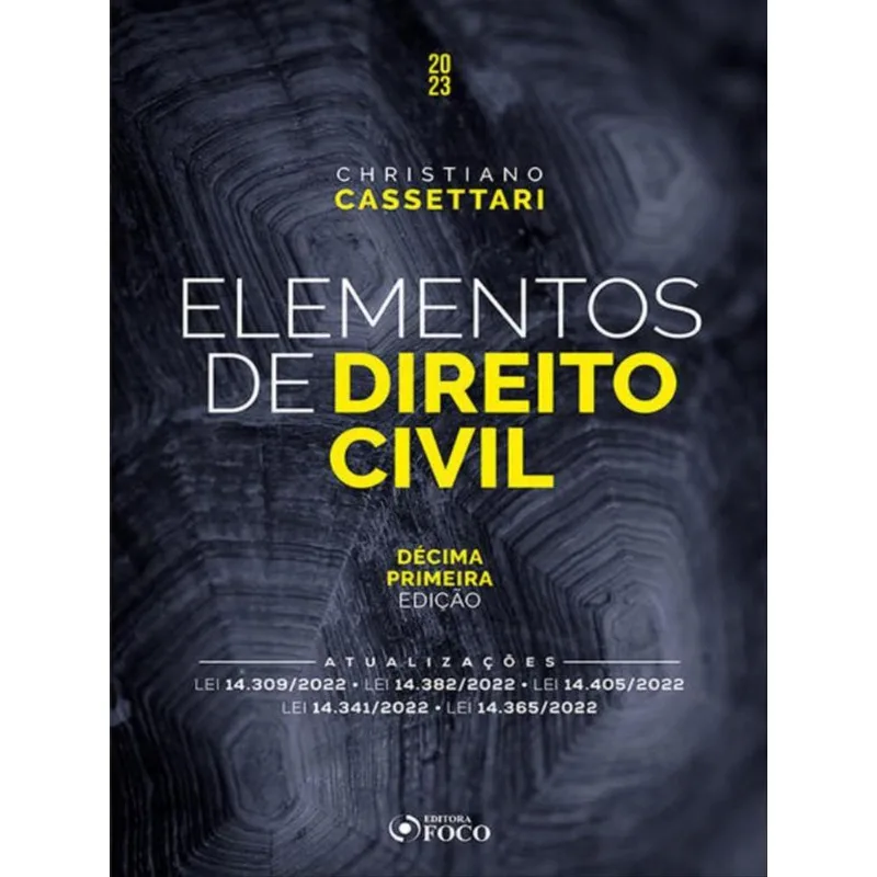 ELEMENTOS DE DIREITO CIVIL - 11ª ED - 2023