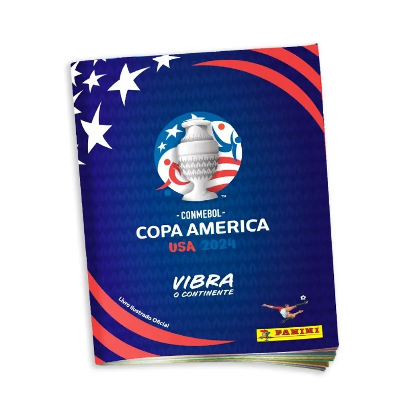 Copa America 2024 - Álbum Brochura + 6 Envelopes