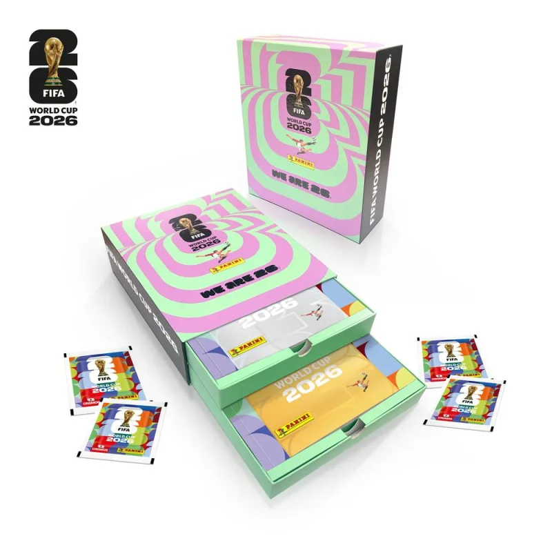 Box Álbum Copa Do Mundo 2026 - Capa Dura Ouro + Prata + 100 Envelopes (Modelo Copa) - LC - Livros
