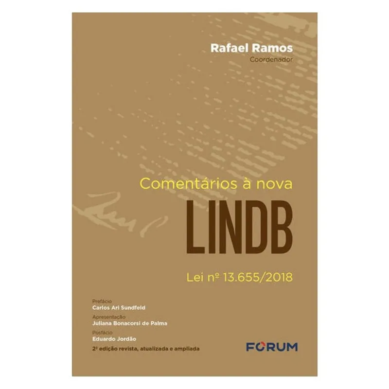 COMENTÁRIOS À NOVA LINDB