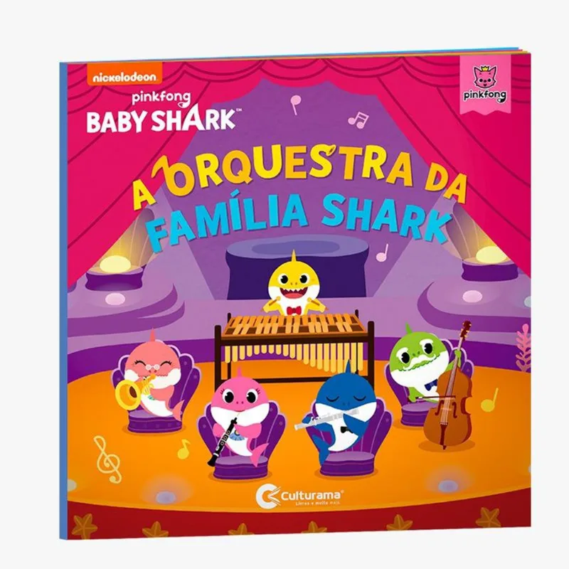 Livro Infantil - Baby Shark - A Orquestra da Família Shark - Culturama