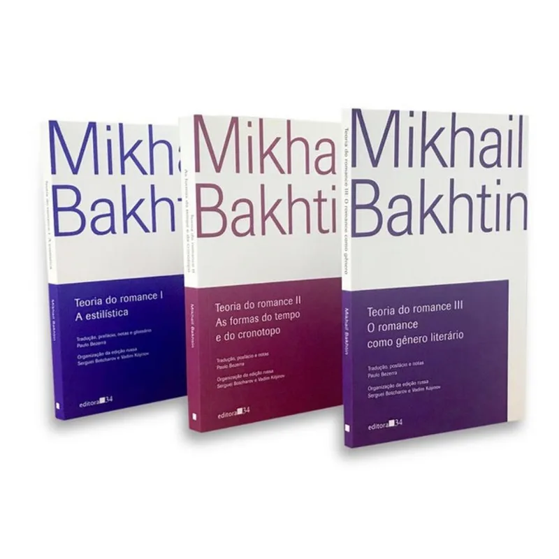 COLEÇÃO TEORIA DO ROMANCE POR MIKHAIL BAKHTIN