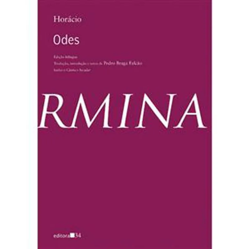 Livro Odes Inclui O Cântico Secular Editora 34 (MP)