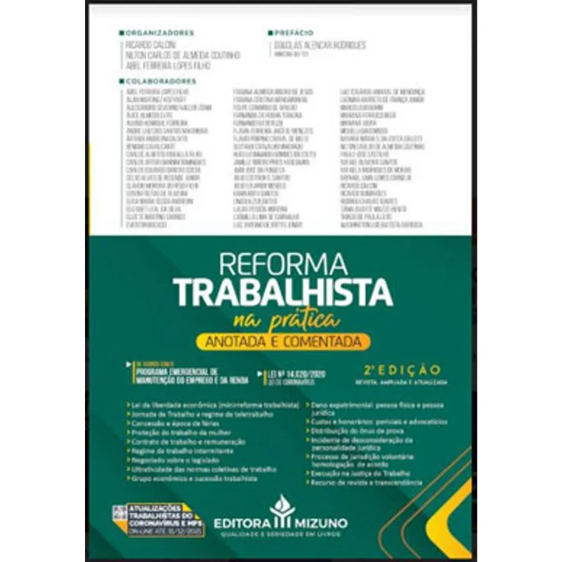 REFORMA TRABALHISTA NA PRÁTICA - ANOTADA E COMENTADA