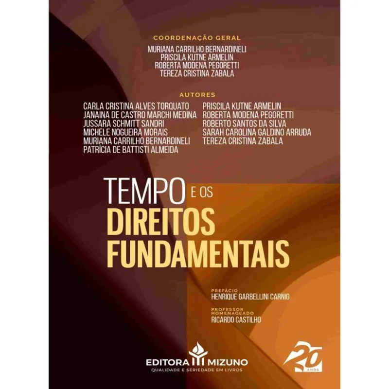 TEMPO E OS DIREITOS FUNDAMENTAIS - VOL. 1