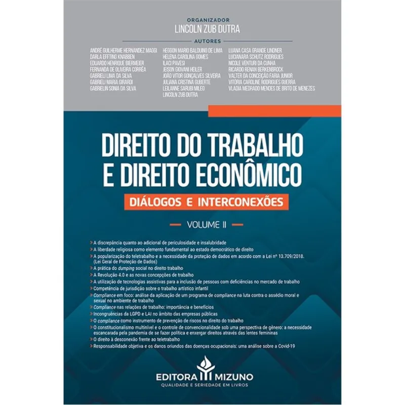 DIREITO DO TRABALHO E DIREITO ECONÔMICO - VOL. 2