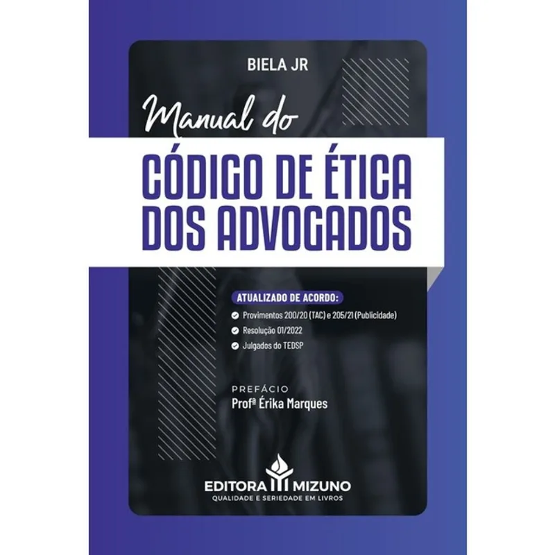 MANUAL DO CÓDIGO DE ÉTICA DOS ADVOGADOS - 2024