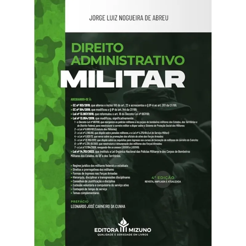 DIREITO ADMINISTRATIVO MILITAR - 2025