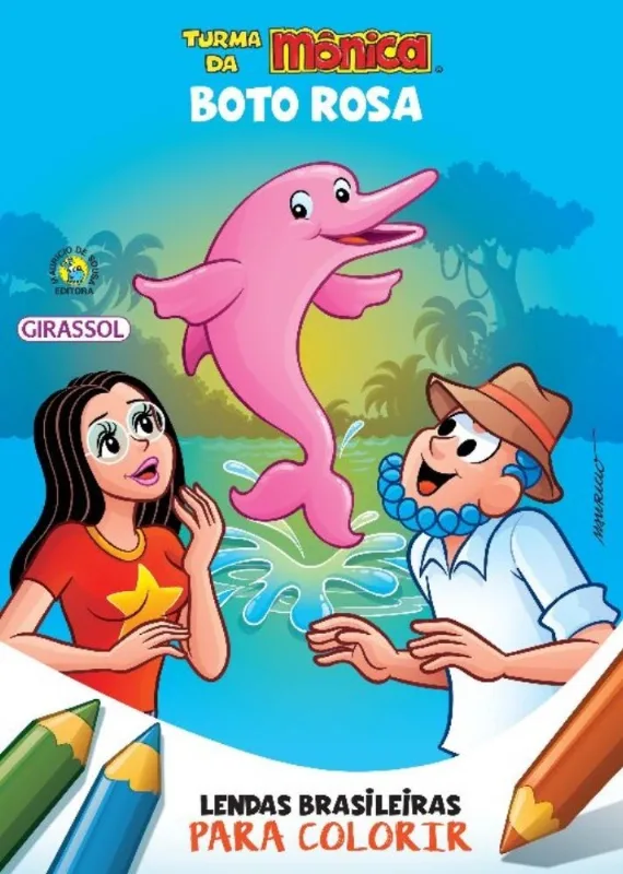 Tm - Lendas Brasileiras Para Colorir - Boto Rosa