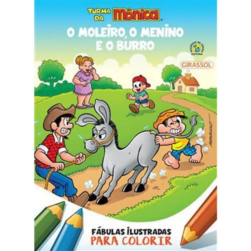 Livro Turma Da Mônica Fábulas - O Moleiro, o Menino e o Burro (MP) Livro Turma Da Mônica Fábulas (MP)