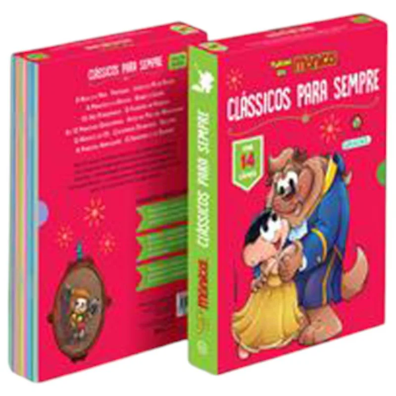 Livro Turma Da Mônica Box Clássicos Para Sempre Kit Com 14 Contos De Fadas Girassol Brasil (MP)