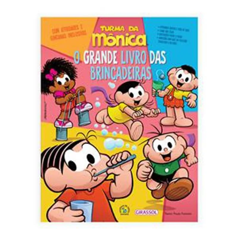 Livro Turma Da Mônica O Grande Livro Das Brincadeiras Girassol Brasil (MP)
