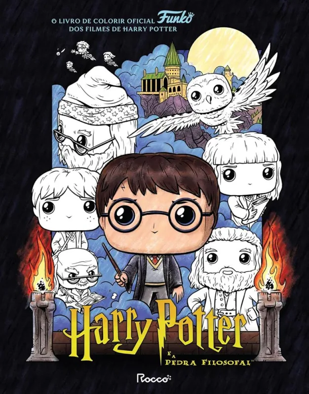 Livro De Colorir Oficial Funko Pop - Harry Potter E A Pedra Filosofal - LC - Livros