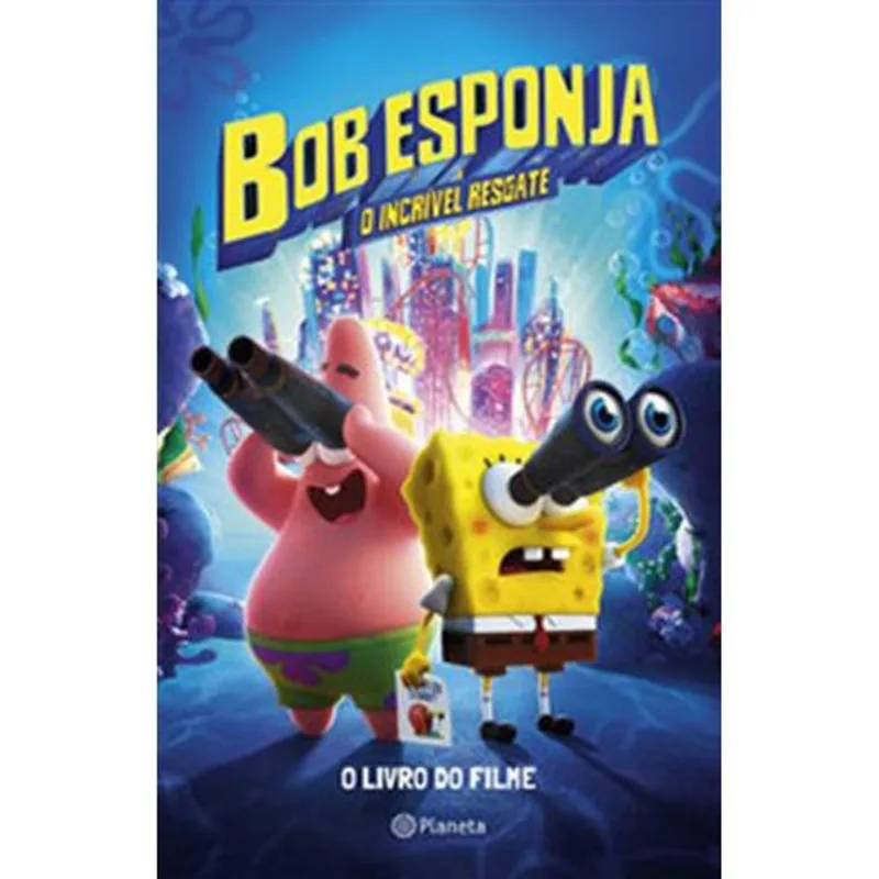 Livro Bob Esponja: O Incrível Resgate Planeta (MP)